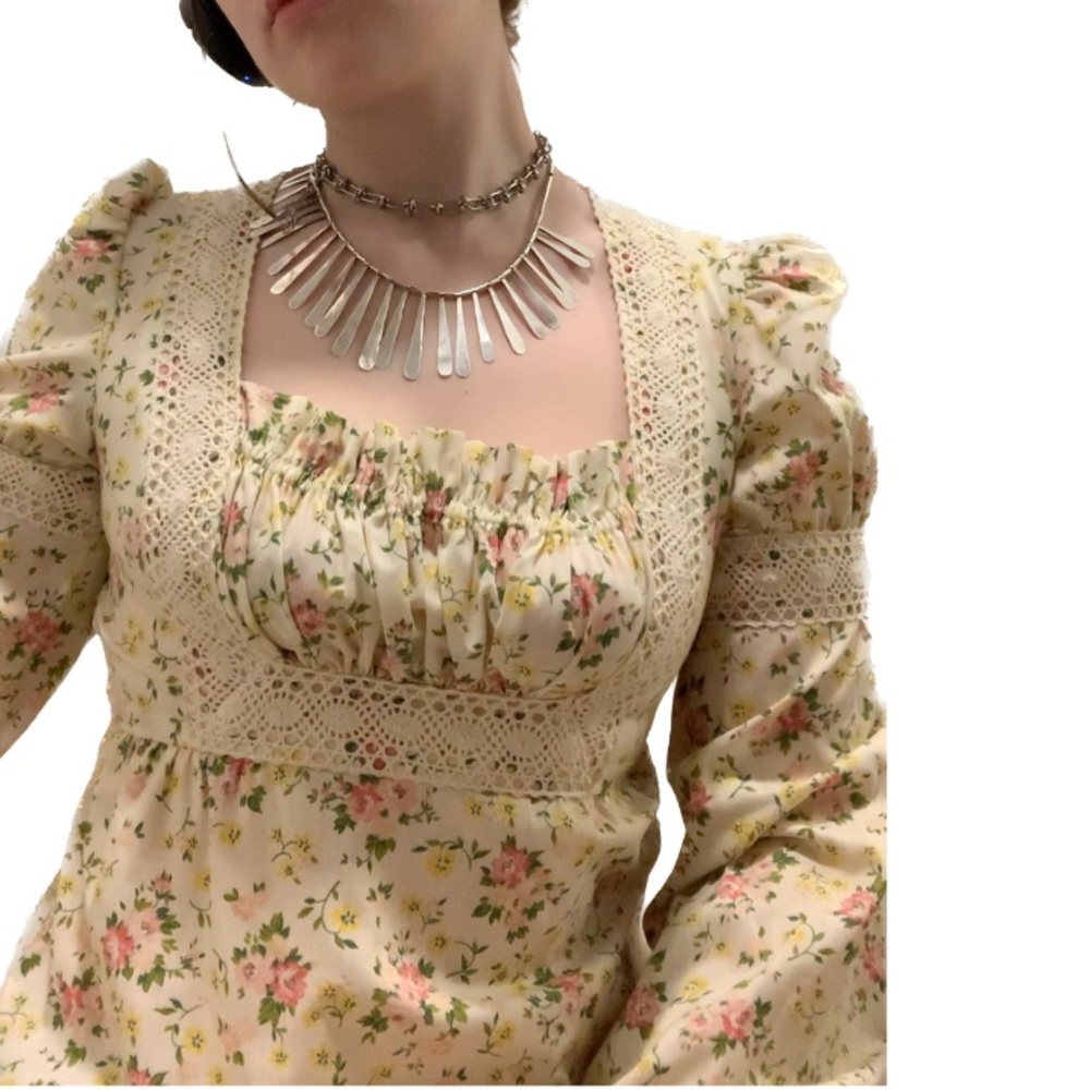 Amazing 1970s prairie dress